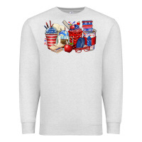 Oatmeal Heather 4th of july teacher coffee cups Premium Sweatshirt - Zillion Design Studio