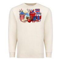 Sandshell 4th of july teacher coffee cups Premium Sweatshirt - Zillion Design Studio