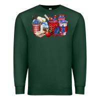 Sports Green 4th of july teacher coffee cups Premium Sweatshirt - Zillion Design Studio