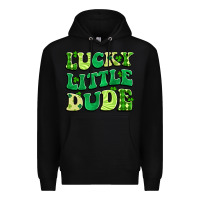 Black lucky little dude Premium Hoodie - Artiststas