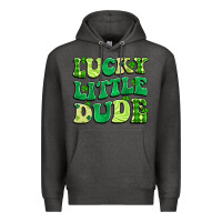 Charcoal Heather lucky little dude Premium Hoodie - Artiststas