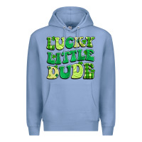 Colony Blue lucky little dude Premium Hoodie - Artiststas