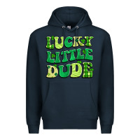 Navy lucky little dude Premium Hoodie - Artiststas