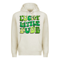 Oatmeal Heather lucky little dude Premium Hoodie - Artiststas