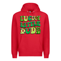 Red lucky little dude Premium Hoodie - Artiststas