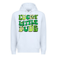 White lucky little dude Premium Hoodie - Artiststas
