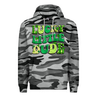 Slate Camo lucky little dude Premium Hoodie - Artiststas