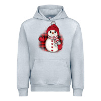 Heather Grey christmas snowman Urban Hoodie - JahusDesignShop