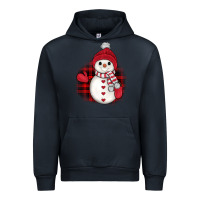 Navy christmas snowman Urban Hoodie - JahusDesignShop