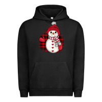Pigment Black christmas snowman Urban Hoodie - JahusDesignShop