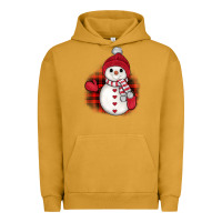 Pigment Peanut Butter christmas snowman Urban Hoodie - JahusDesignShop