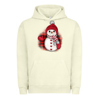 Pigment Pistachio christmas snowman Urban Hoodie - JahusDesignShop