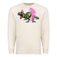 Sandshell Balerina T-Rex Dinosaur With Tutu Premium Sweatshirt - RanaPortraitStore