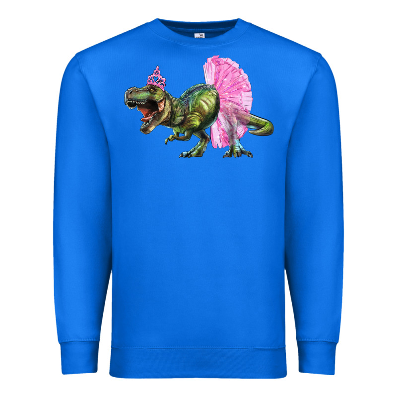 Balerina T-rex Dinosaur With Tutu Premium Sweatshirt by RanaPortraitStore | Teevron