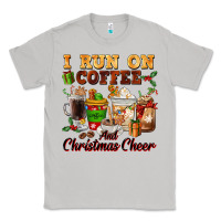 Moon Dust i run on coffee and christmas cheer Classic Tee - FaDigitalArtStudio