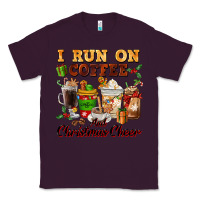Plum i run on coffee and christmas cheer Classic Tee - FaDigitalArtStudio