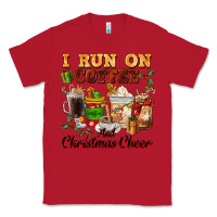Red i run on coffee and christmas cheer Classic Tee - FaDigitalArtStudio