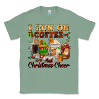Sage i run on coffee and christmas cheer Classic Tee - FaDigitalArtStudio