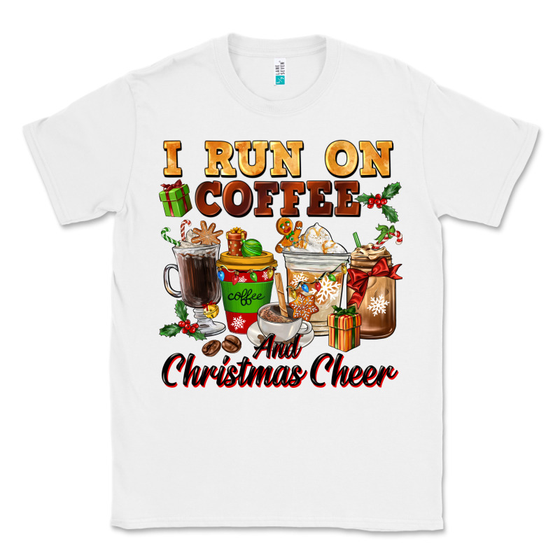 I Run On Coffee And Christmas Cheer Classic Tee by FaDigitalArtStudio | Teevron