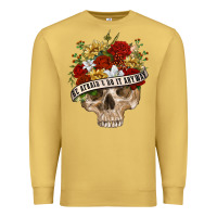 Antique Gold Be Afraid&Do It Anyway Premium Sweatshirt - RanaPortraitStore