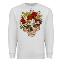 Dove Grey Be Afraid&Do It Anyway Premium Sweatshirt - RanaPortraitStore