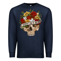 Navy Be Afraid&Do It Anyway Premium Sweatshirt - RanaPortraitStore