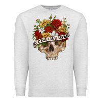Oatmeal Heather Be Afraid&Do It Anyway Premium Sweatshirt - RanaPortraitStore