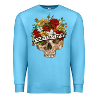 Ocean Blue Be Afraid&Do It Anyway Premium Sweatshirt - RanaPortraitStore