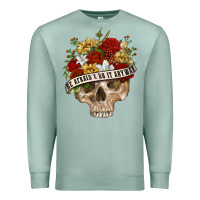Seafoam Be Afraid&Do It Anyway Premium Sweatshirt - RanaPortraitStore
