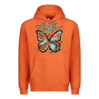 Carrot faith leopard butterfly Premium Hoodie - JahusDesignShop