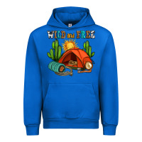 Cobalt wild and free camp Urban Hoodie - AdoDesignShop