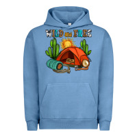 Pigment Pebble Blue wild and free camp Urban Hoodie - AdoDesignShop