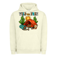 Pigment Pistachio wild and free camp Urban Hoodie - AdoDesignShop