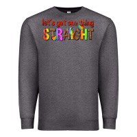 Charcoal Heather lets get one thing straight Premium Sweatshirt - texasbilliewilder