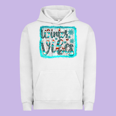 Winter Vibes Urban Hoodie Designed By Jahusdesignshop