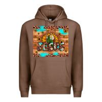 Chestnut jesus san judas Premium Hoodie - JahusDesignShop