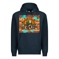 Navy jesus san judas Premium Hoodie - JahusDesignShop
