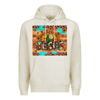 Oatmeal Heather jesus san judas Premium Hoodie - JahusDesignShop