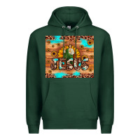 Sports Green jesus san judas Premium Hoodie - JahusDesignShop