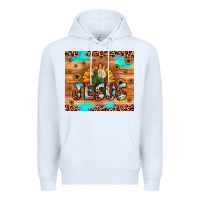 White jesus san judas Premium Hoodie - JahusDesignShop