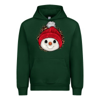 Forest Green snowman Urban Hoodie - JahusDesignShop