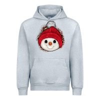 Heather Grey snowman Urban Hoodie - JahusDesignShop