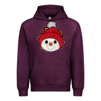 Mauve Wine snowman Urban Hoodie - JahusDesignShop