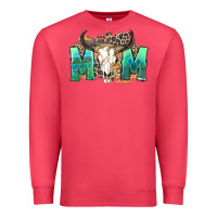 Cardinal mom with bull skull Premium Sweatshirt - Zillion Design Studio