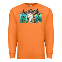 Carrot mom with bull skull Premium Sweatshirt - Zillion Design Studio