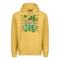 Antique Gold may the luck of the irish be with you Premium Hoodie - Artiststas