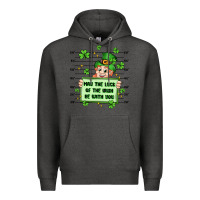 Charcoal Heather may the luck of the irish be with you Premium Hoodie - Artiststas