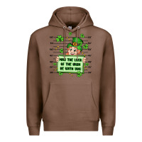Chestnut may the luck of the irish be with you Premium Hoodie - Artiststas