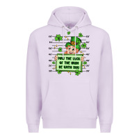 Lilac may the luck of the irish be with you Premium Hoodie - Artiststas