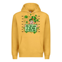 Mustard may the luck of the irish be with you Premium Hoodie - Artiststas